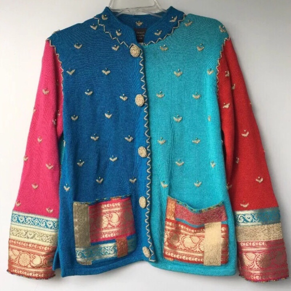 Susan Bristol Vintage Knitted Sweater Sz M